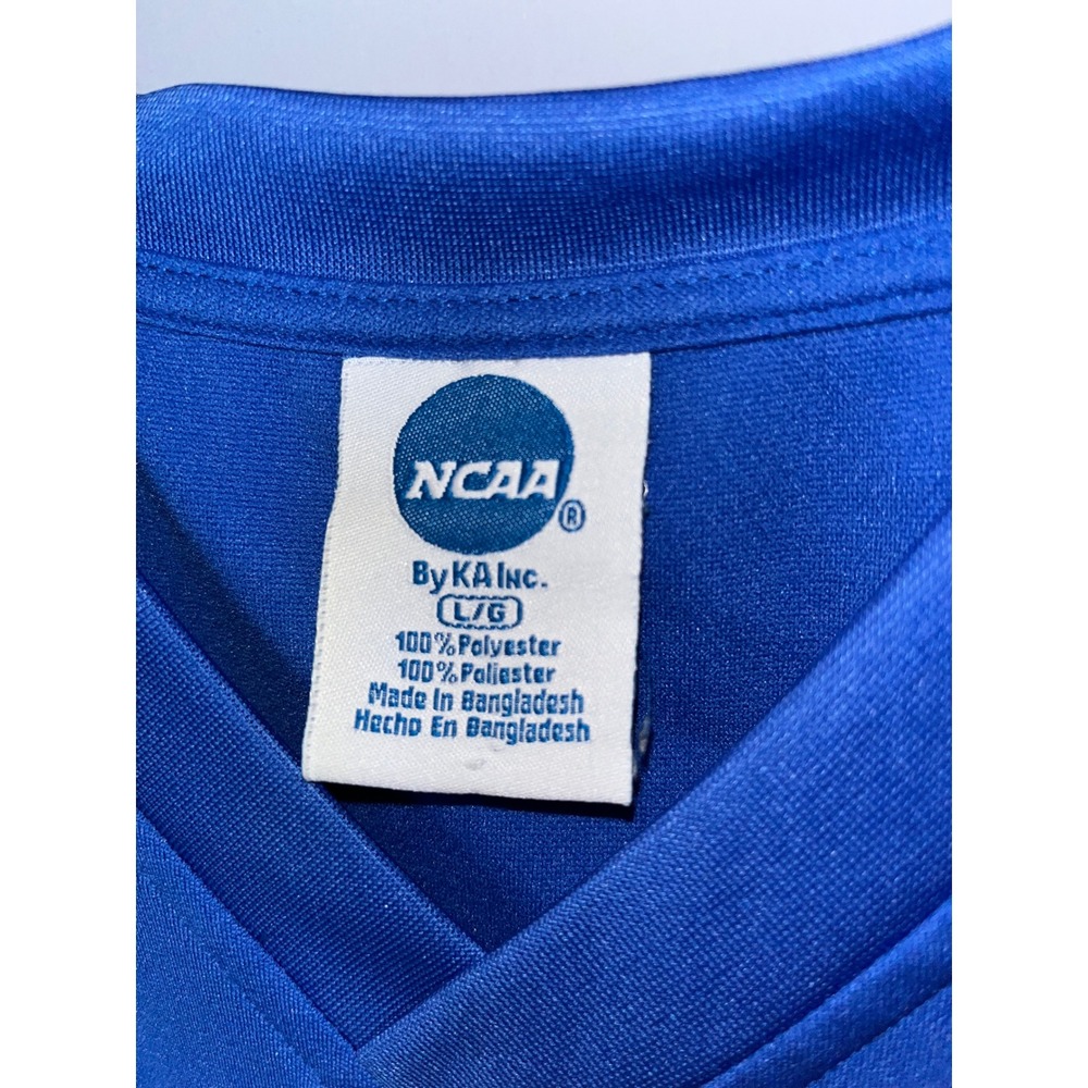 NCAA Kansas Jayhawks #10 Blue Basketball Jersey Large - Picture 5 of 5